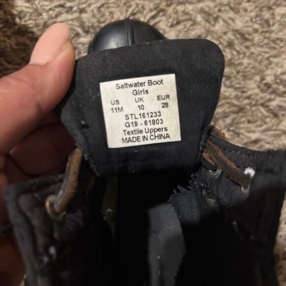 Sperry Rain Duck Boots Kids 11 - Picture 4 of 4